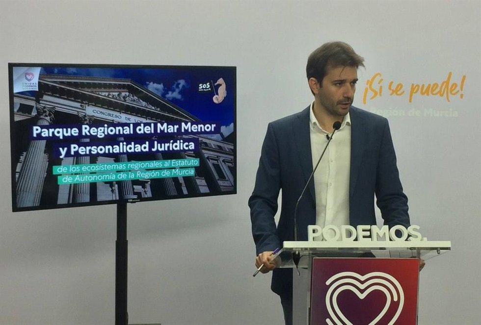 El coordinador autonómico de Podemos y diputado de Unidas Podemos en el Congreso, Javier Sánchez Serna