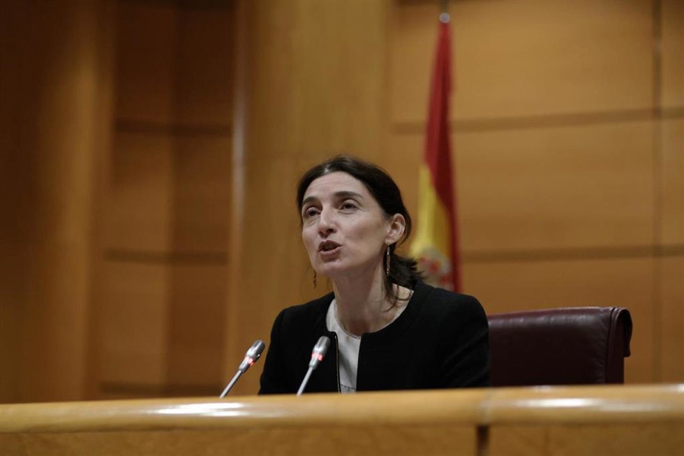 La ministra de Justicia, Pilar Llop, preside el Pleno de la Conferencia Sectorial de Justicia que se celebra en el Senado, a 29 de octubre de 2021, en Madrid, (España). Durante el acto, el presidente del Senado ha señalado que para el Senado es priorita