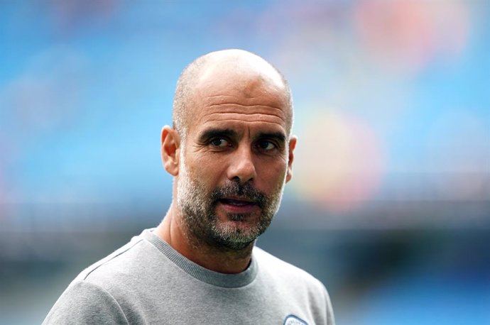 Archivo - 18 September 2021, United Kingdom, Manchester: Manchester City manager Pep Guardiola is pictured before the start of the English Premier League soccer match between Manchester City and Southampton at The Etihad Stadium. Photo: Zac Goodwin/PA W