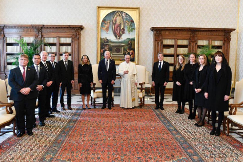 El Papa y Biden, reunidos en el Vaticano
