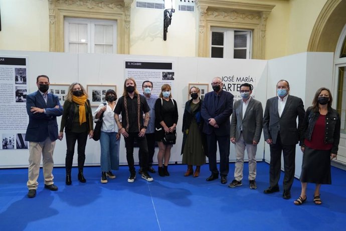 Inauguración de la exposición homenaje a José María Artero.