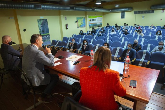 El consejero de Desarrollo Rural, Ganadería, Pesca, Alimentación y Medio Ambiente, Guillermo Blanco, inaugura la jornada técnica-informativa La transición ecológica como motor de la recuperación económica