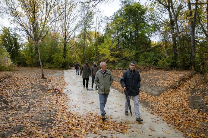 Presentación del acondicionamiento del camino de Berroa. Parque fluvial.
