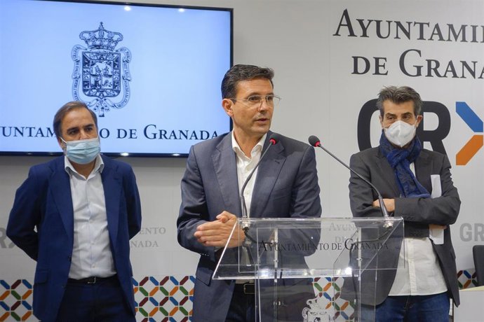 Jacobo Calvo, Francisco Cuenca y Antonio Cambril