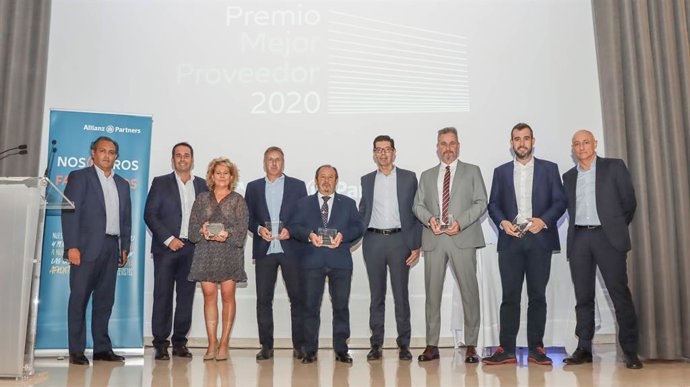 Las 5 compañías de Asistencia premiadas.