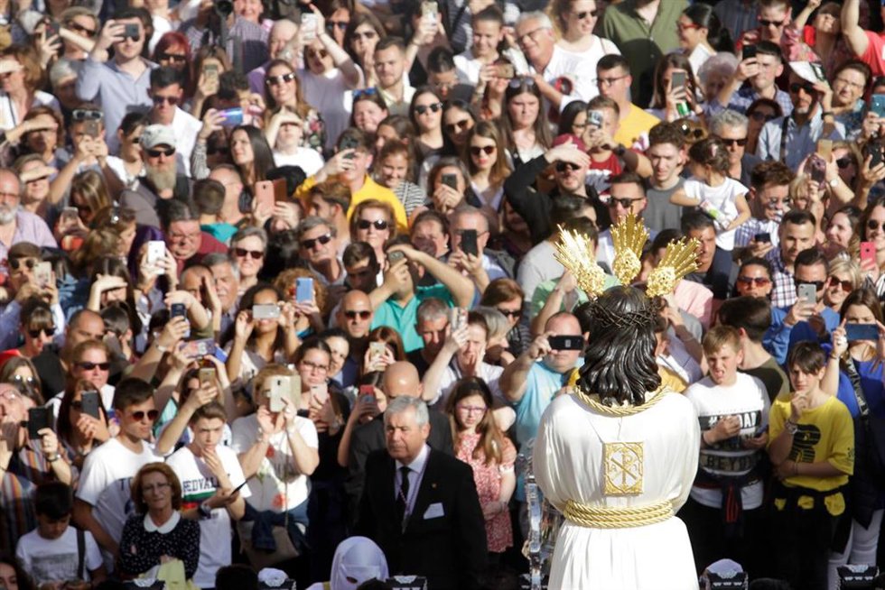 Archivo - Semana Santa Málaga 2019. Nuestro Padre Jesús Cautivo. 
