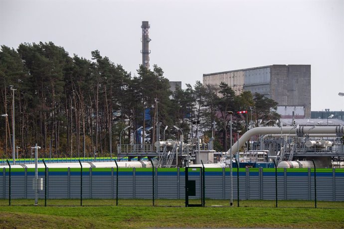 Material para la construcción del gasoducto Nord Stream 2 entre Rusia y Alemania.