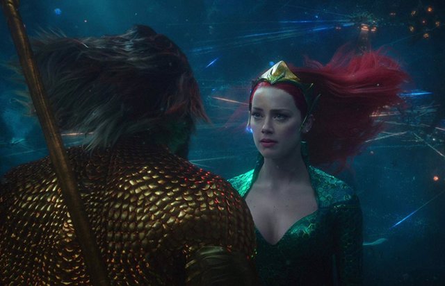 Archivo - Amber Heard confirma su regreso como Mera en Aquaman 2 con una foto en el set de rodaje