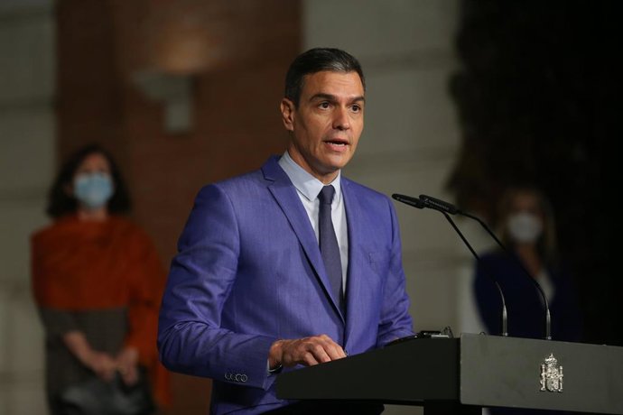 El presidente del Gobierno, Pedro Sánchez
