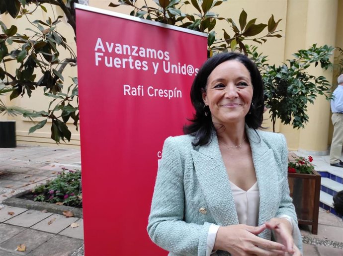 La secretaria de Organización del PSOE de Córdoba, Rafi Crespín.