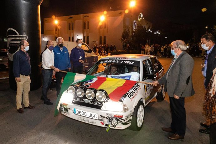 Ceremonia de salida del Rallye 'Costa de Almería' de 2021