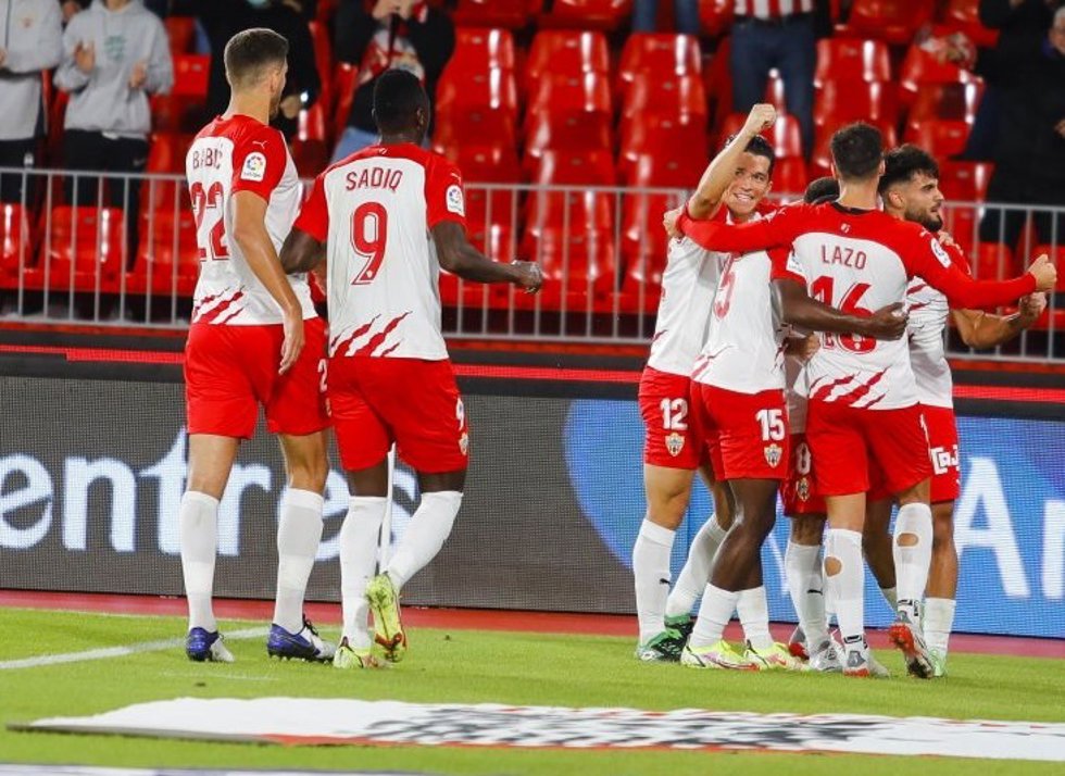 El Almería vence al Leganés por la mínima en el inicio de la jornada 13 en la Liga SmartBank