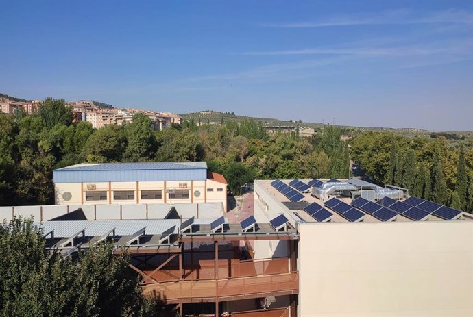 Placas fotovoltáicas en las Fuentezuelas.