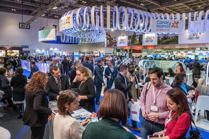 Archivo - Stand de Canarias en la WTM