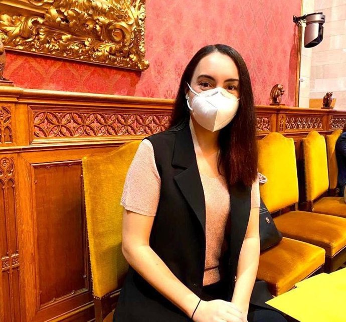 La portavoz del grupo Cs en el Consell, Beatriz Camiña.