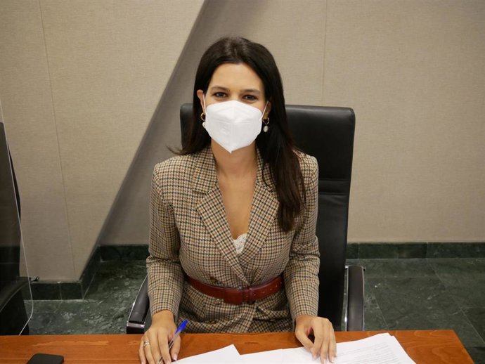 La portavoz del PP en la Región de Murcia, Miriam Guardiola