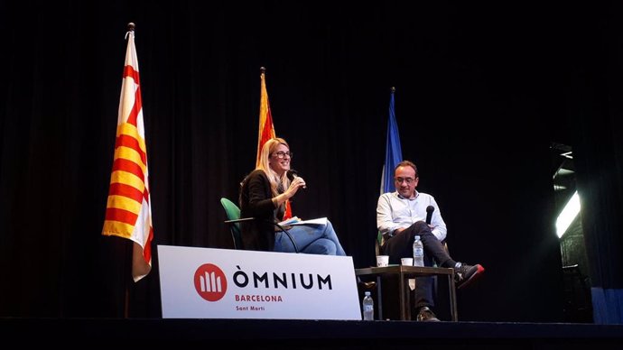 La vicepresidenta de Junts, Elsa Artadi, y el exconseller Josep Rull