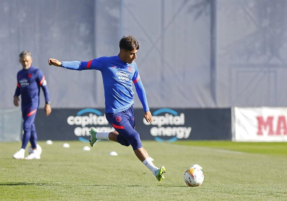 El canterano del Atlético de Madrid Carlos Martín