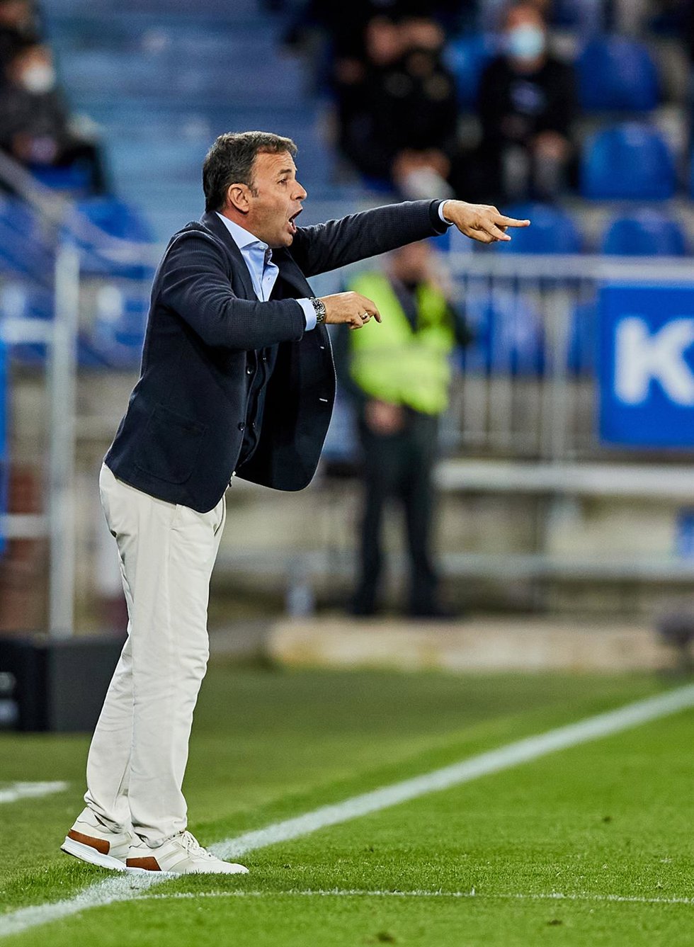 Archivo - Javier Calleja, técnico del Alavés