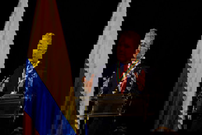 El presidente de Colombia, Iván Duque