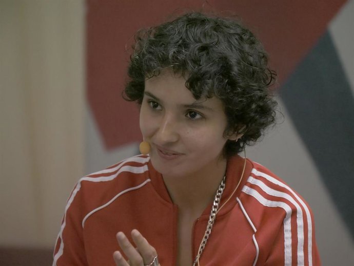 Fatima Daas en la Feria del Libro de Sevilla