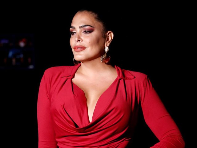 Archivo - Amor Romeira desfilando en la pasarela de Gran Canaria Swim Week by Moda Cálida