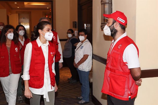 Archivo - La reina Letizia se reúne con ONG españolas en Honduras a 15 de diciembre de 2020.