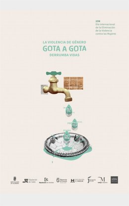 Imagen del cartel de la Diputación de Huelva para la jornada del Día Internacional de la Eliminación de la Violencia de Género.