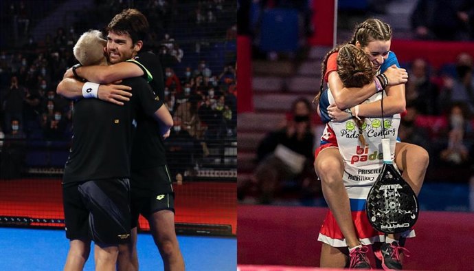 Garrido-Di Nenno y las hermanas Rodríguez, campeones de España de pádel