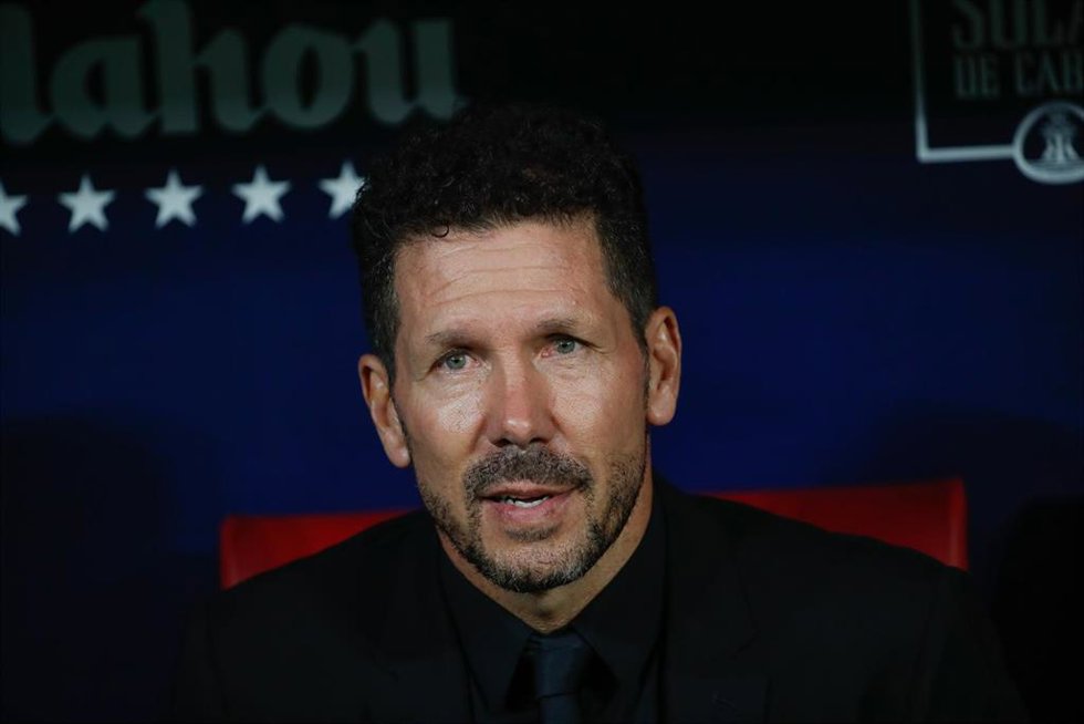 Diego Pablo Simeone, entrenador del Atlético de Madrid