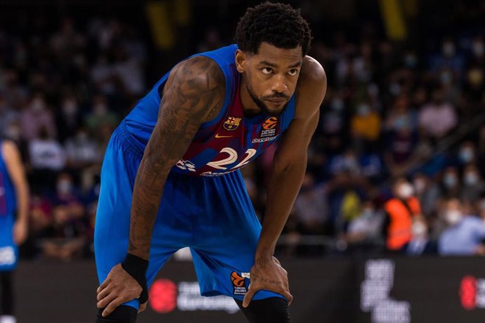 Cory Higgins durante un partido del Bara