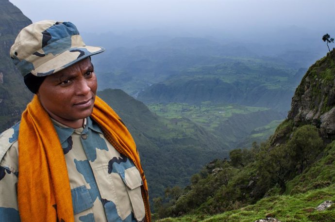 Archivo - July 21, 2012, Ethiopia: Rangers police in the Simien Mountains National Park, Amhara Region, Ethiopia