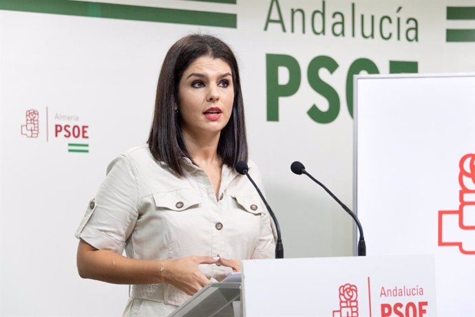 La portavoz de Educación del PSOE en el Parlamento de Andalucía, Noemi Cruz (PSOE-A), en una imagen de archivo.