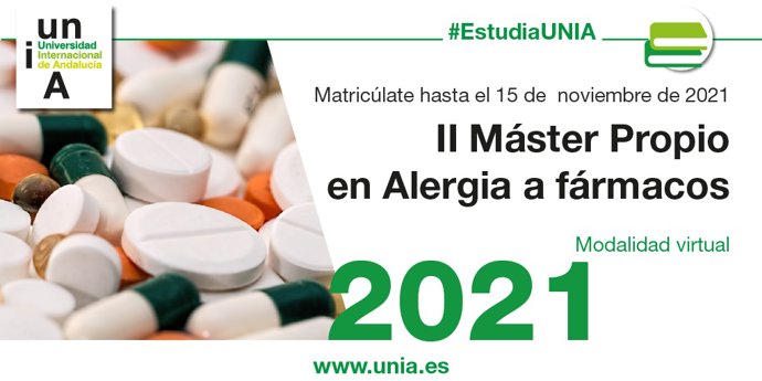 La sede Tecnológica de la UNIA y el Colegio de Médicos ofertan el II Máster en Alergia a fármacos