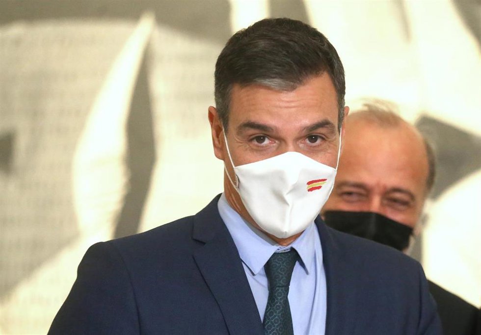 El presidente del Gobierno, Pedro Sánchez, 