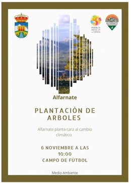 Plantación de árboles en Alfarnate contra el cambio climático