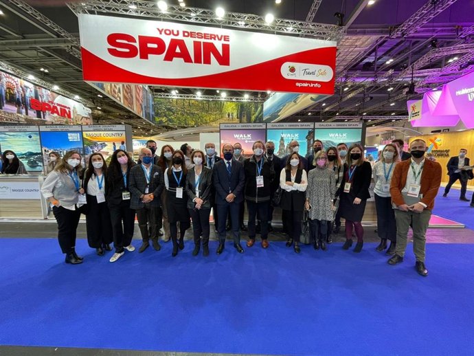 Expositor de Galicia en el World Travel Market de Londres