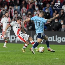 El Rayo Vallecano no pudo sumar su sexto triunfo consecutivo en esta temporada 2021-22 en Vallecas ante el Celta.