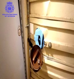 Uno de los trasteros forzados