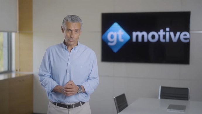 Archivo - Imagen del consejero delegado de GT Motive, Ángel Martínez, en un vídeo en el que anuncia la entrada de Allianz X en su capital.