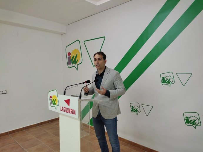 El portavoz de Unidas Podemos por Andalucía y coordinador general de IU Andalucía, Toni Valero
