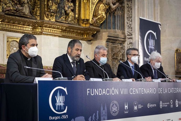 Presentación del acto de homenaje a la Catedral de Burgos por sus 800 años.