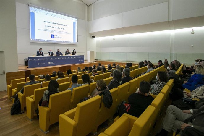 Román Rodríguez se reúne con uno de los grupos de trabajo que estudian el desarrollo de los currículos adaptados a la Lomloe.