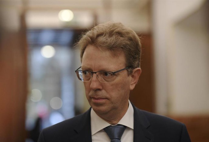 Archivo - El portavoz parlamentario del PDeCAT, Ferrán Bel, a su llegada a una sesión plenaria en el Congreso de los Diputados.