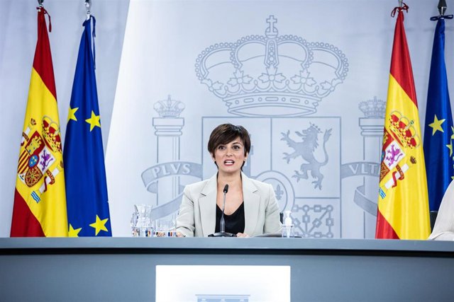 La ministra Portavoz y de Política Territorial, Isabel Rodríguez