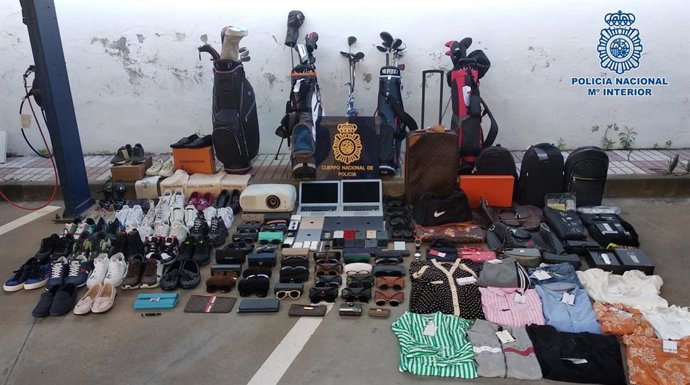 Policía Nacional halla en casa de un detenido efectos valorados en más de 60.000 euros procedentes de robos en vehículos