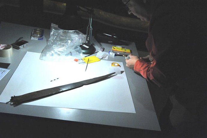 La espada de Ruchano, "pieza del mes' del MUPAC.