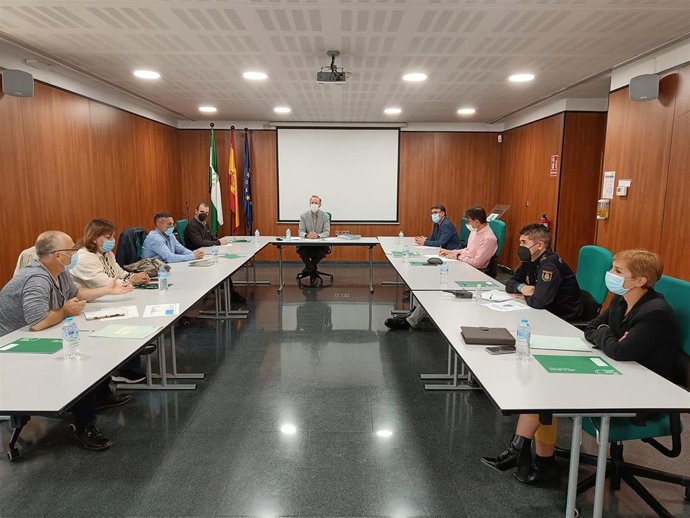 Comisión provincial de agresiones a profesionales del Servicio Andaluz de Salud (SAS), celebrada en Huelva.