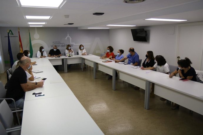 Reunión de la Comisión de Humanización creada en el Virgen del Rocío de Sevilla.