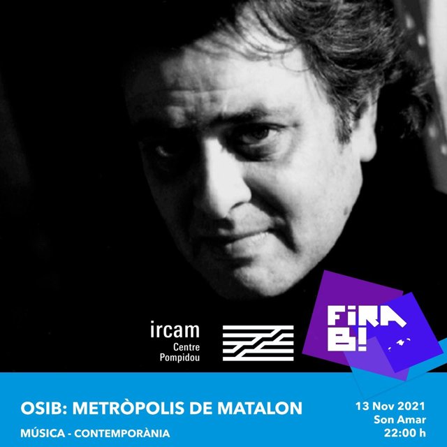 Cartel del primer concierto de Ensemble Illes Sonores de la Orquesta Sinfónica de Baleares.